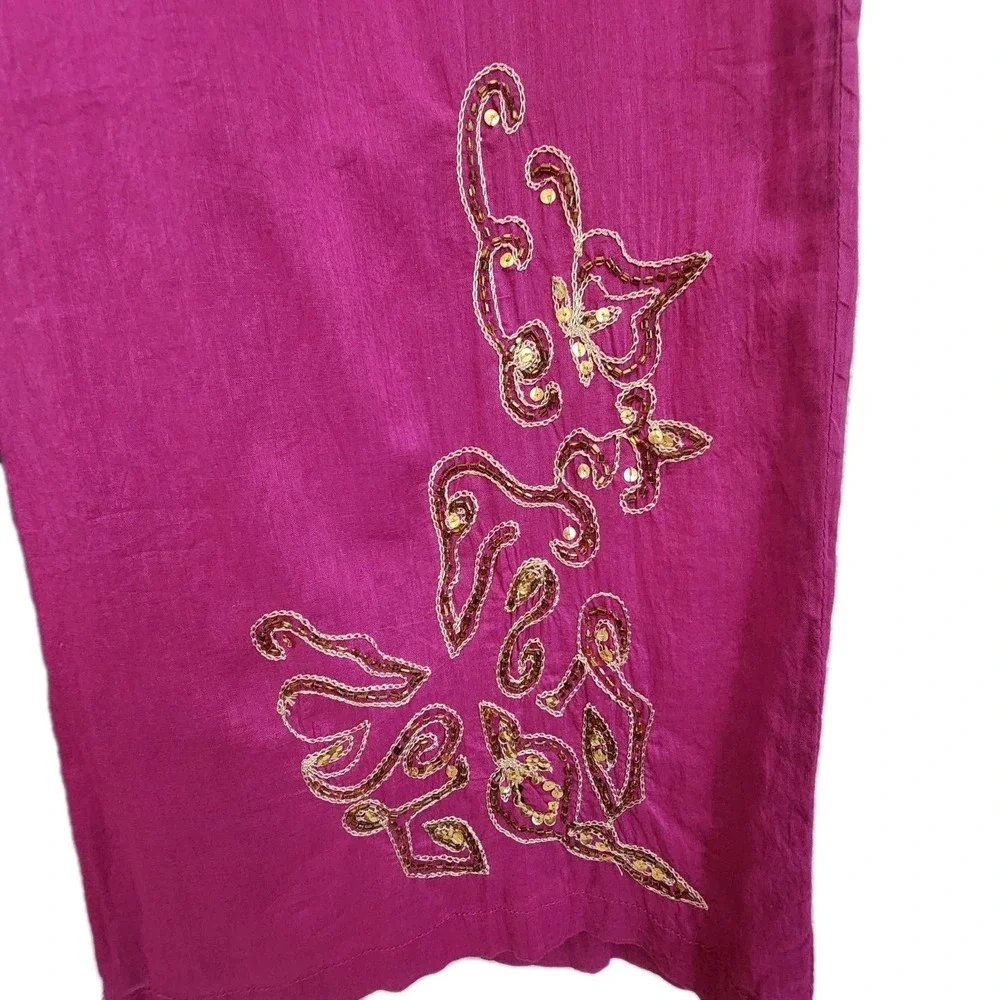 Newport News Beach Pants L‎ bathing suit cover up Vacation Resort Cruise Wear - Picture 2 of 10